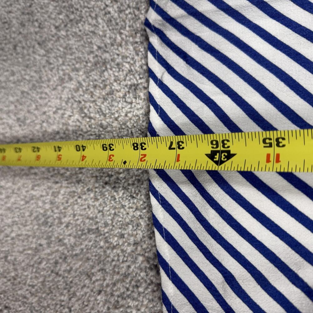 LOFT Sundress Size 8 Striped Nautical Preppy Parisian Career Casual Garden Party - Picture 4 of 12